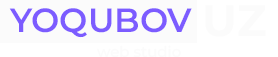 Yoqubov.Uz - Veb saytlar ishlab chiqish, Telegram botlar yaratish, Ijtimoiy tarmoqlarni yuritish (SMM), Qidiruv tizimlarida optimallashtirish (SEO), Grafik dizayn va Guvohnoma (Ruxsatnoma) olish xizmatlari !